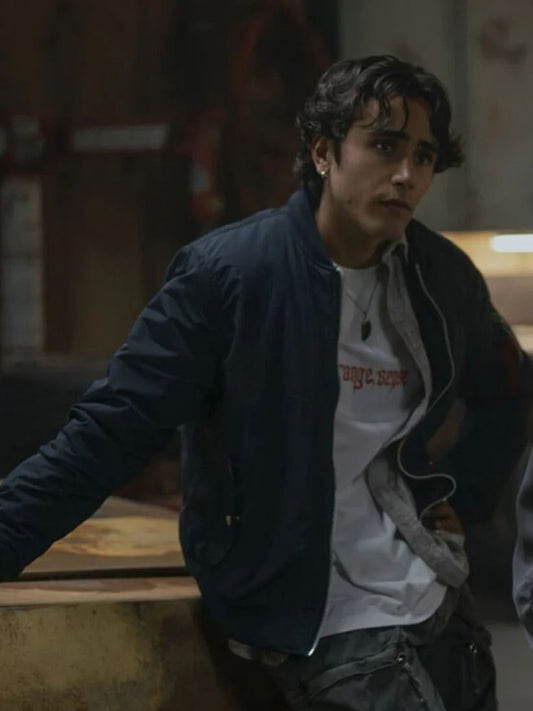Micheal Cimino Motorhead 2025 Blue Bomber Jacket
