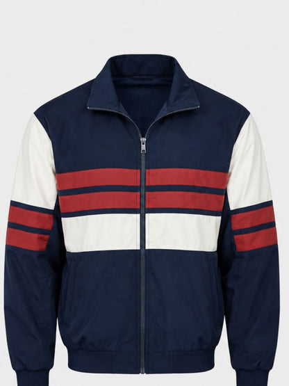 Mr. Irrelevant David Corenswet Blue Track Jacket