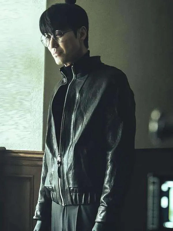 Mr. Kim Mercy for None 2025 Black Leather Jacket