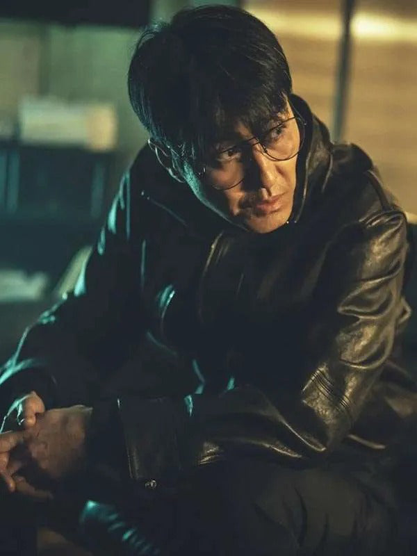 Mr. Kim Mercy for None 2025 Black Leather Jacket