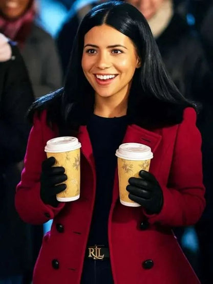 My Life with the Walter Boys Jackie Howard Red Wool Coat