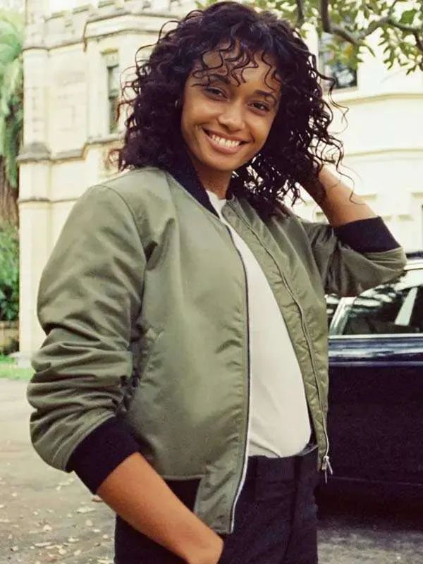 NCIS: Sydney S02 Michelle Mackey Green Bomber Jacket