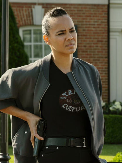Neagley Maria Sten Gray Bomber Jacket