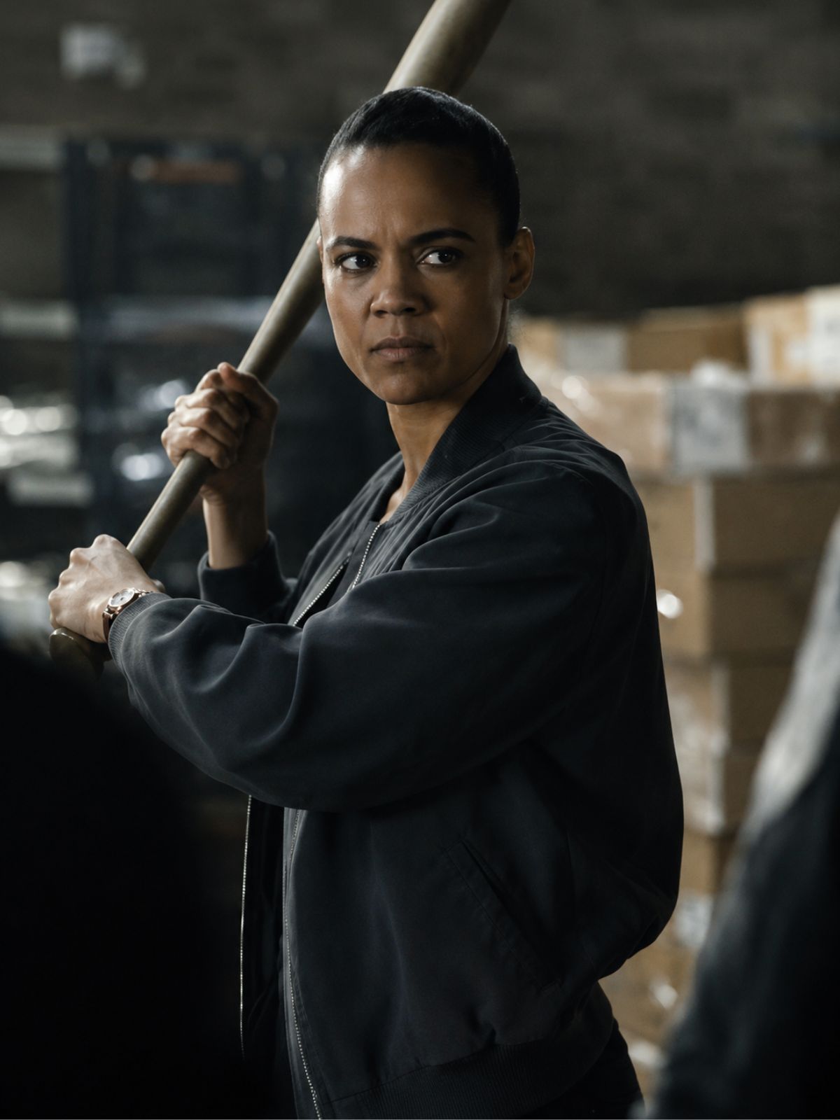 Neagley Maria Sten Gray Bomber Jacket