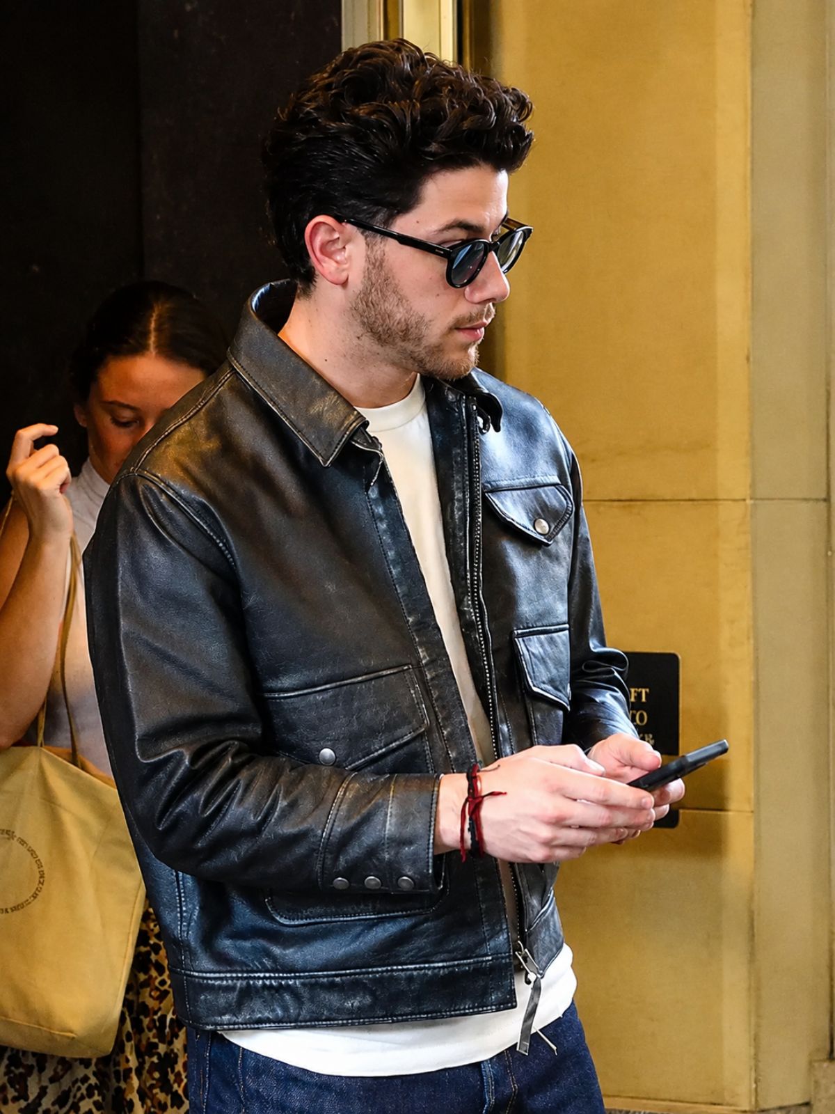 Nick Jonas Power Ballad Black Leather Jacket