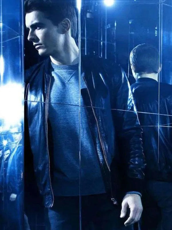 Now You See Me 2 Dave Franco Black Leather Jacket