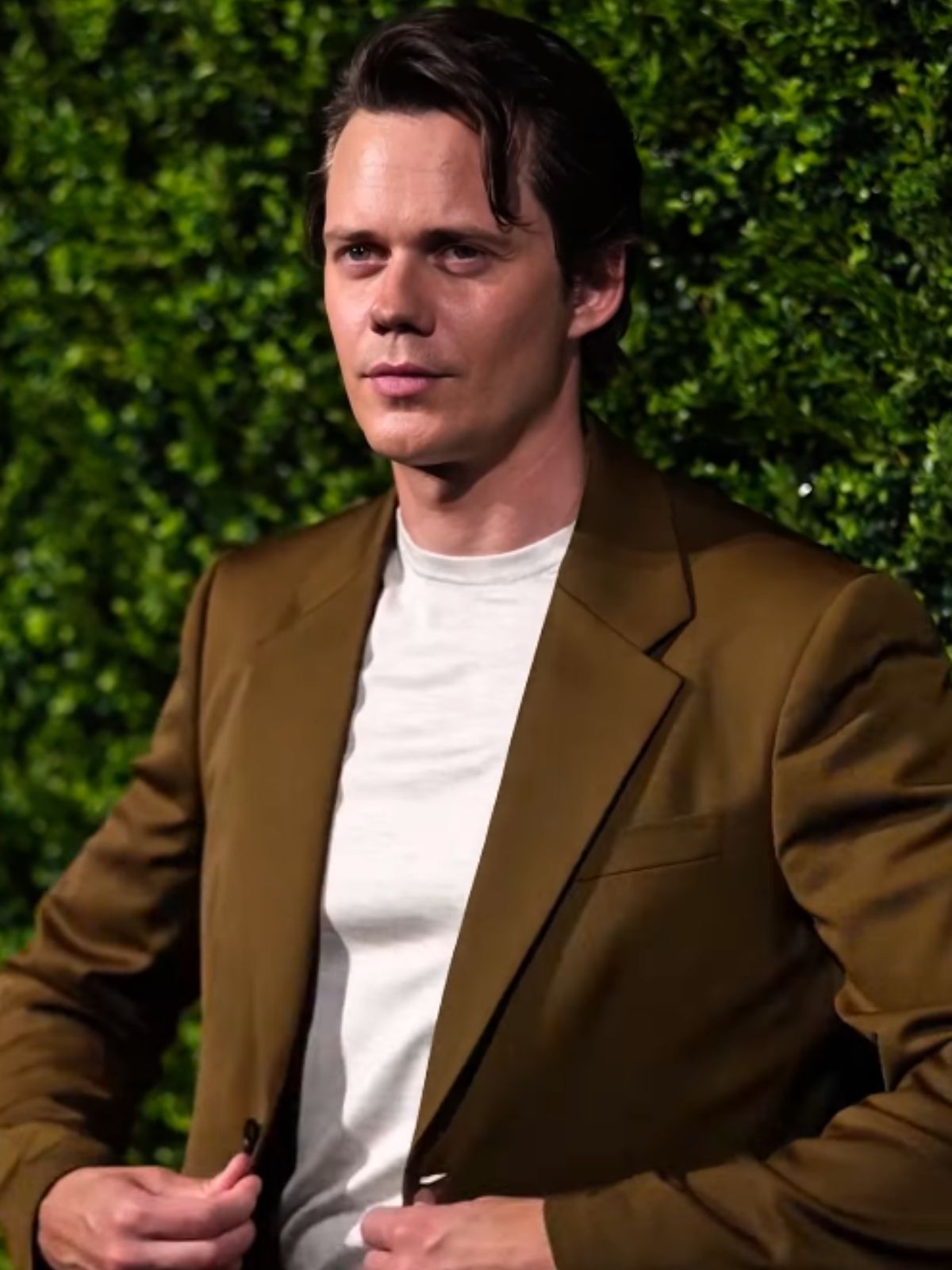 NYC Bill Skarsgård Brown Blazer