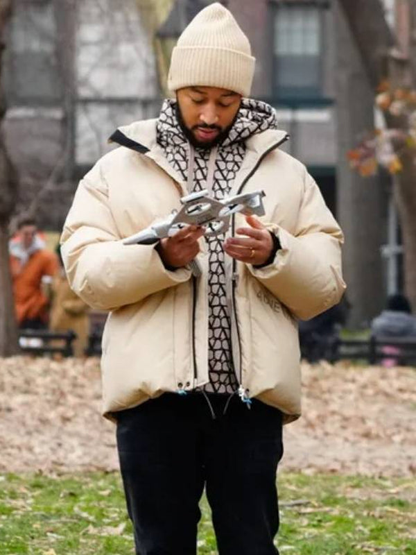 NYC John Legend Holiday Puffer Jacket
