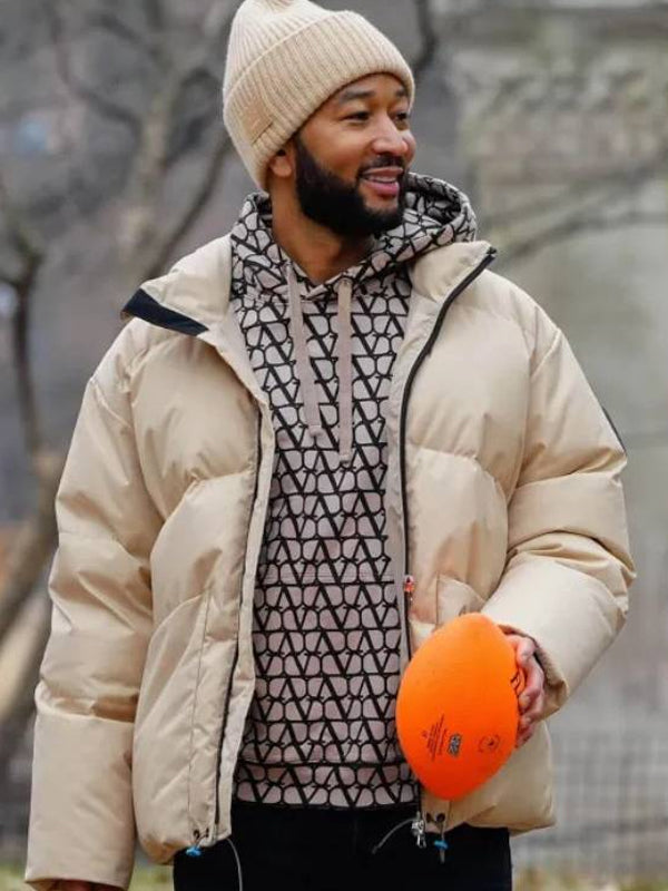 NYC John Legend Holiday Puffer Jacket