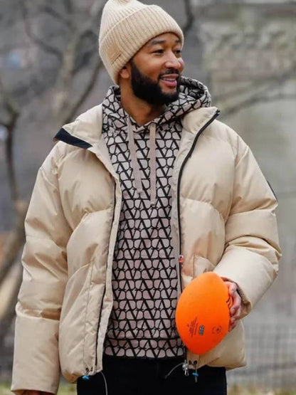 NYC John Legend Holiday Puffer Jacket