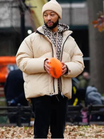 NYC John Legend Holiday Puffer Jacket