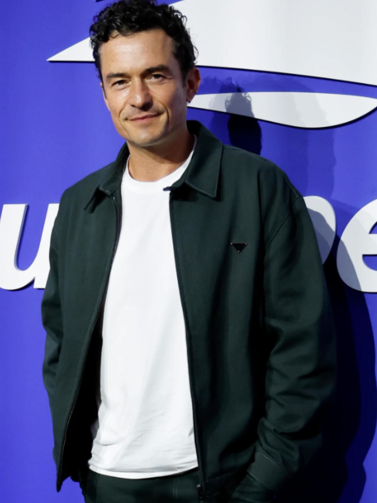 Orlando Bloom US Open Championship Green Cotton Jacket