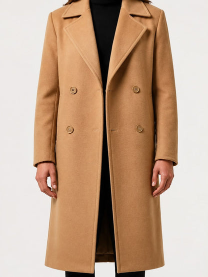 Pamela Tola Night born Beige Wool Coat