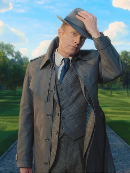 Paul Bettany Vision Quest Gray Trench Coat