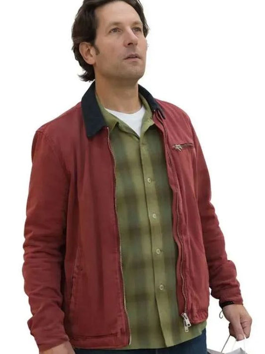 Paul Rudd Power Ballad Red Cotton Jacket