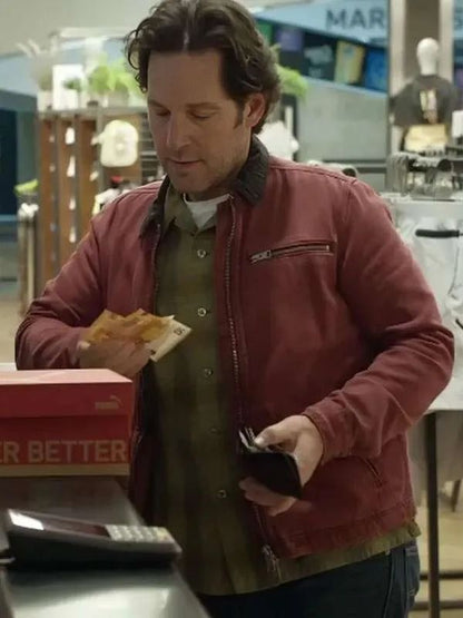 Paul Rudd Power Ballad Red Cotton Jacket