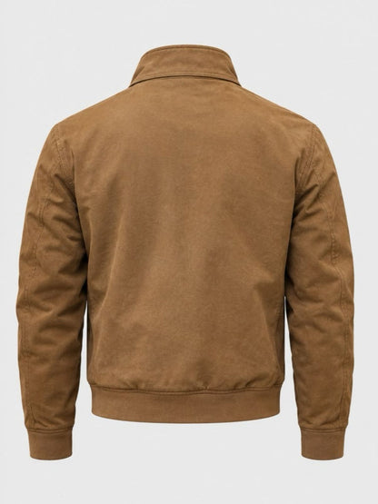 Peter Serafinowicz Hit Point Brown Suede Leather Jacket