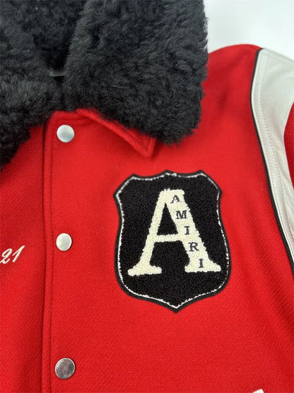 Power Book II Ghost S03 Tariq St. Patrick Red Bomber Jacket