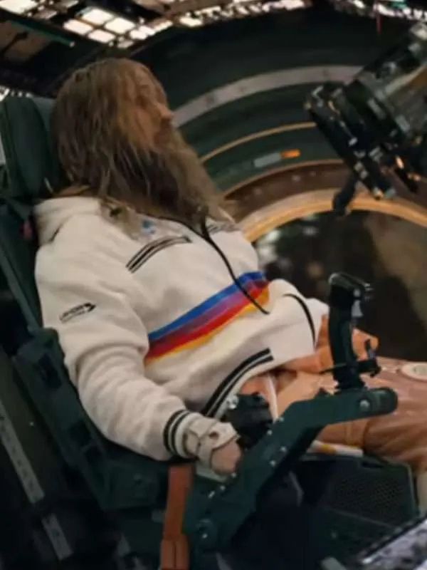 Project Hail Mary Ryland Grace White Hooded Jacket