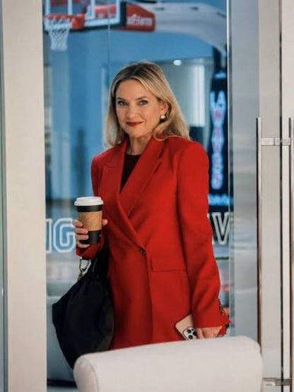 Running Point Kate Hudson Red Blazer