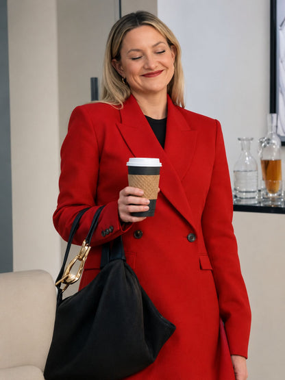 Running Point Kate Hudson Red Blazer