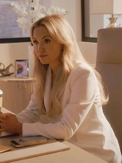 Running Point Kate Hudson White Blazer