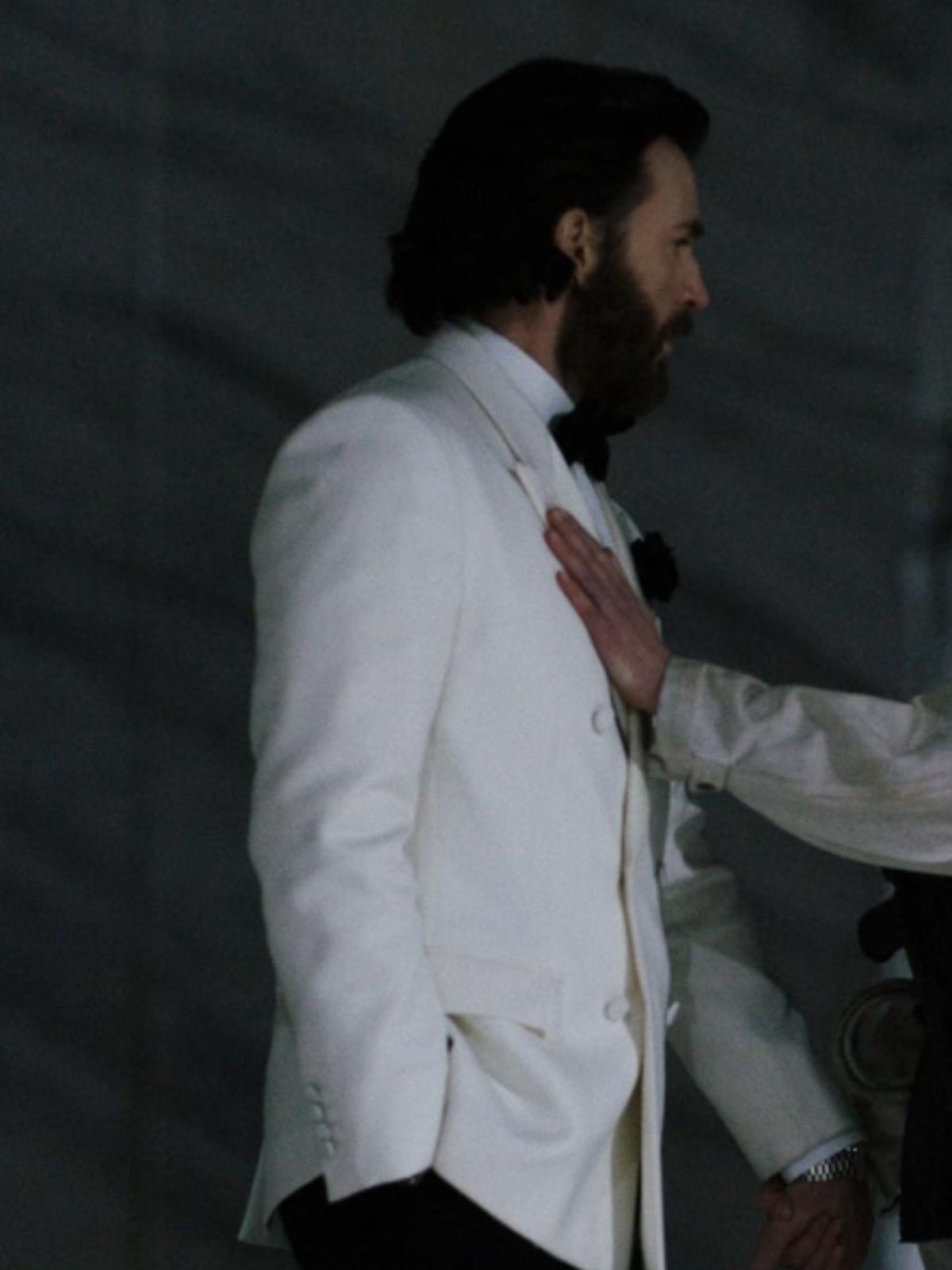 Sacrifice Chris Evans White Blazer