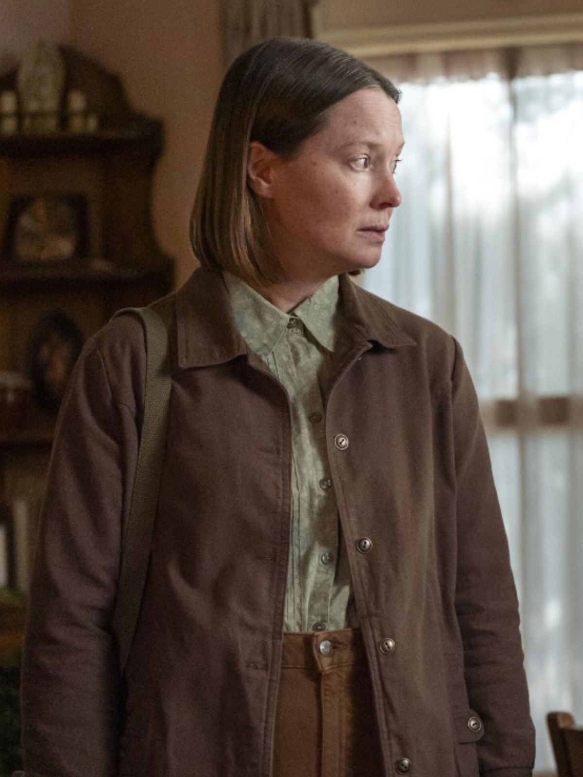 Samantha Sloyan Carrie Brown Cotton Coat