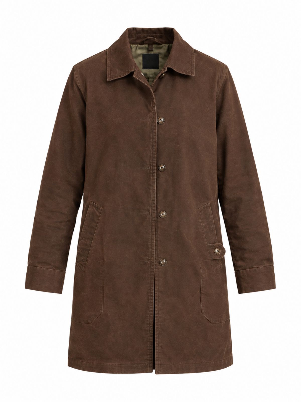 Samantha Sloyan Carrie Brown Cotton Coat