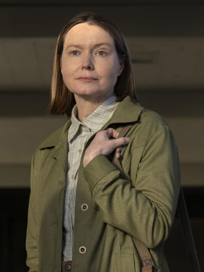 Samantha Sloyan Carrie Green Cotton Coat