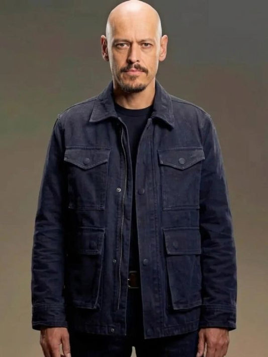 Scott Ryan Mr. In-between Blue Wool Blend Jacket