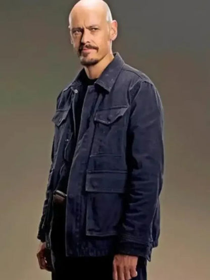 Scott Ryan Mr. In-between Blue Wool Blend Jacket