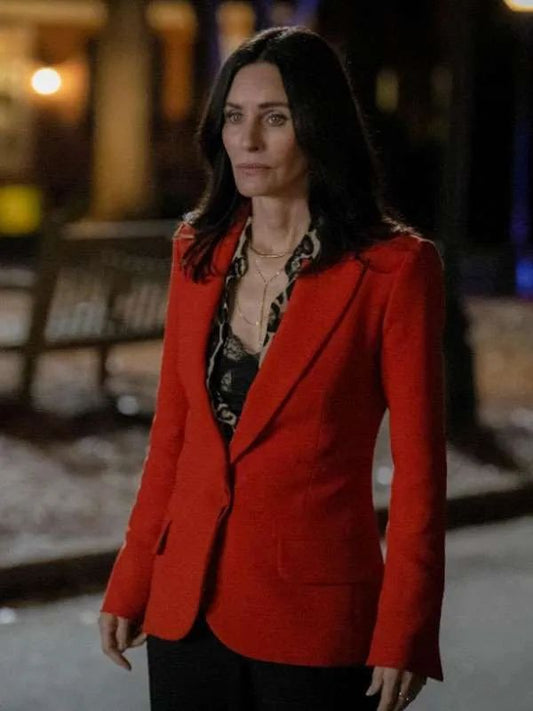 Scream 7 Courteney Cox Red Blazer