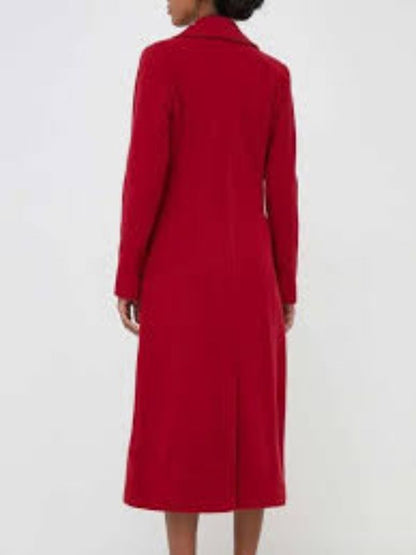Selling Sunset S08 Nicole Young Red Wool Coat