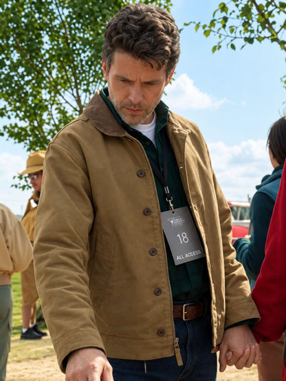 Silo Ashley Zukerman Brown Cotton Jacket