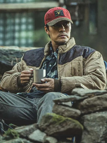 So Ji-seob Mercy for None 2025 Brown Bomber Jacket