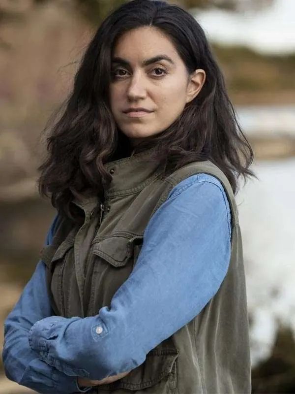 Sofia Barclay Lynley S01 Green Cotton Vest Jacket