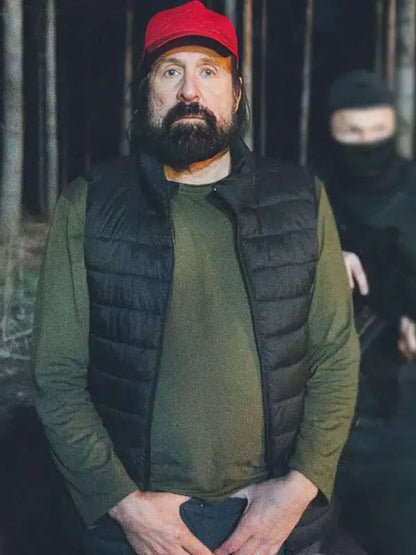 Stand Your Ground Peter Stormare Black Puffer Vest