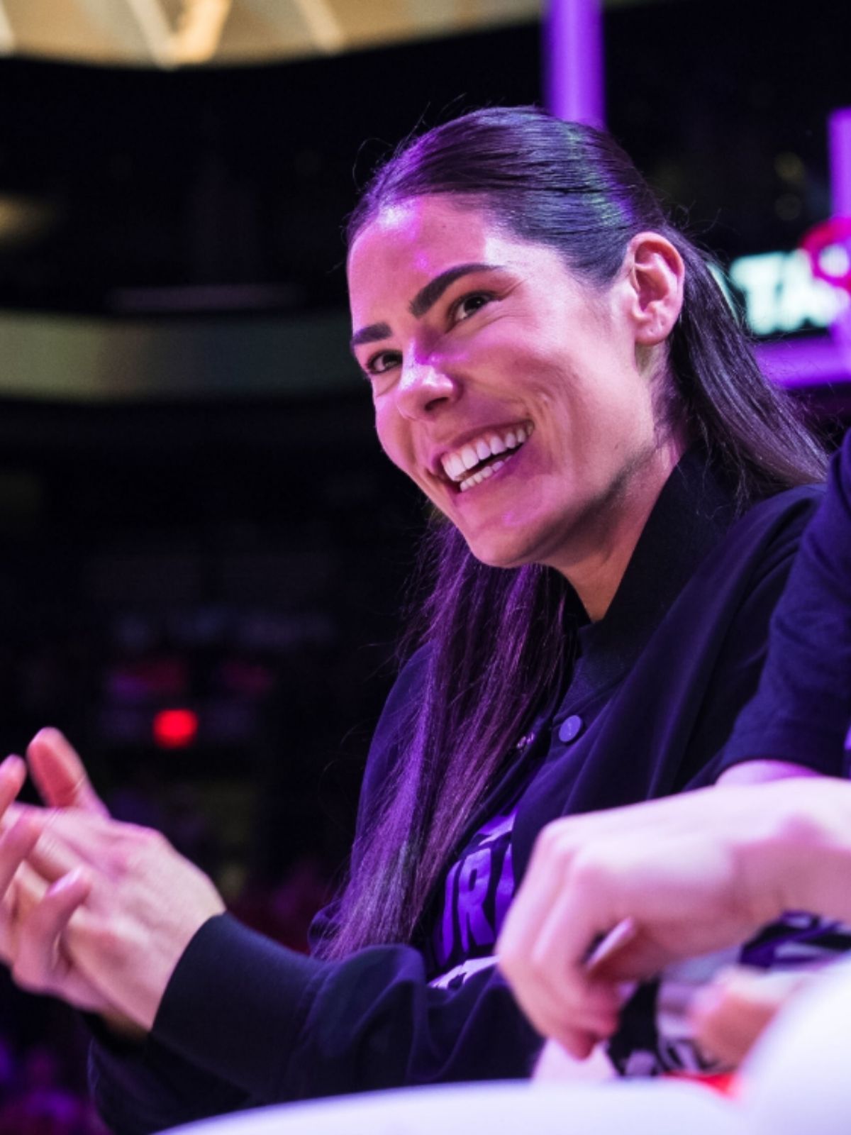 Star Guard Kelsey Plum Black Bomber Jacket