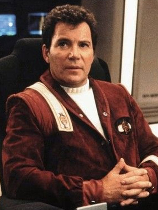 Star Trek The Final Frontier Captain Kirk Red Bomber Jacket