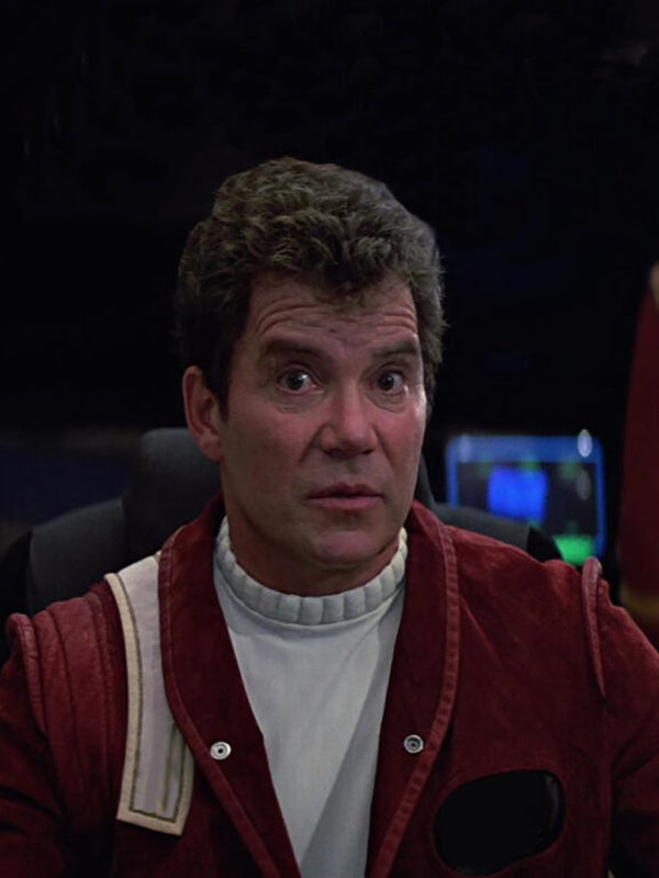 Star Trek The Final Frontier Captain Kirk Red Bomber Jacket