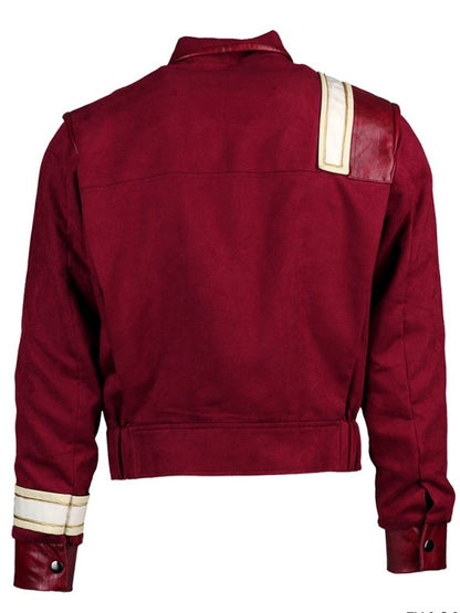 Star Trek The Final Frontier Captain Kirk Red Bomber Jacket