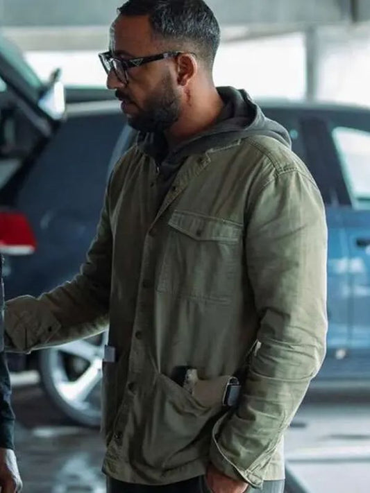 Street Flow 3 Lacrim Green Cotton Jacket