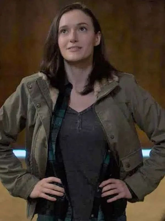 Supergirl Alex Danvers Gray Cotton Jacket