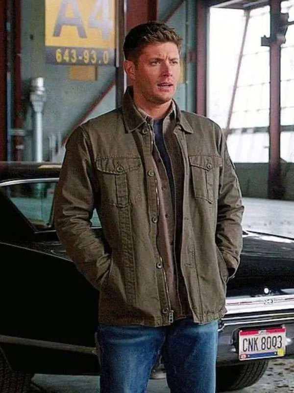 Supernatural Dean Winchester Grey Cotton Trucker Jacket