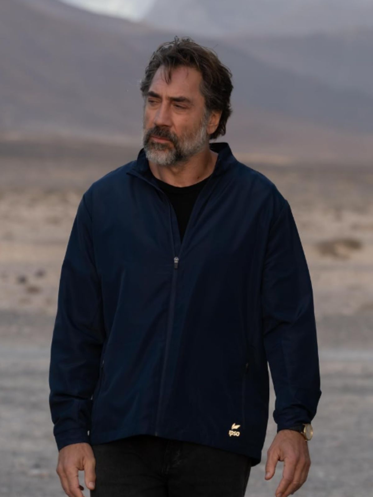The Beloved Javier Bardem Navy Blue Jacket