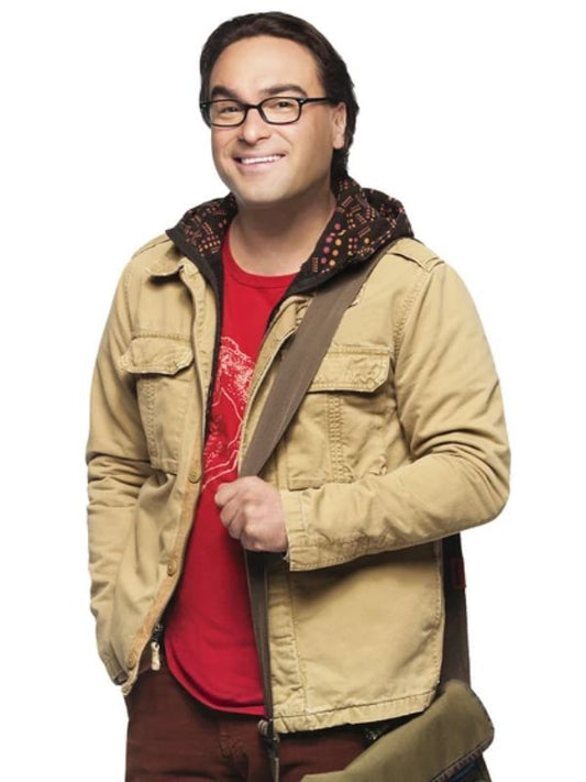 The Big Bang Theory Johnny Galecki Brown Cotton Jacket