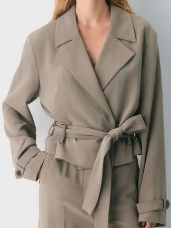 The Bold and the Beautiful S39 Jacqueline MacInnes Wood Gray Wool Jacket