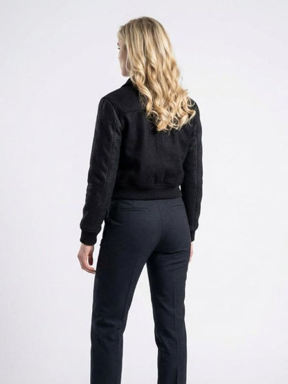 The Boys S05 Erin Moriarty Black Cropped Jacket