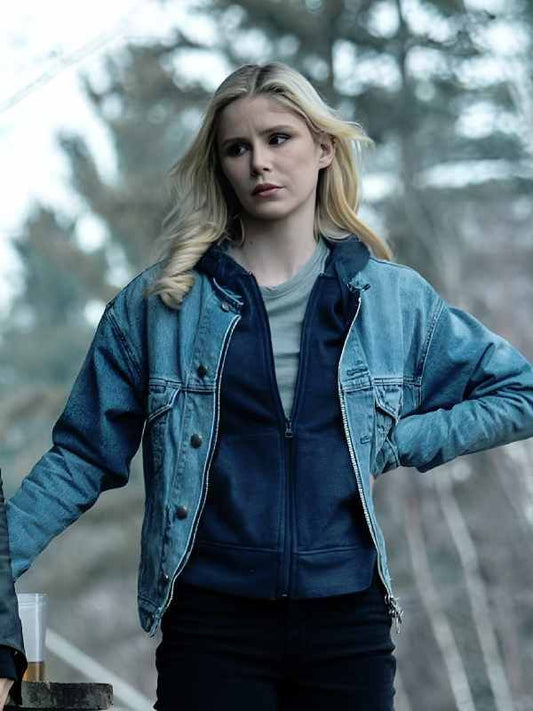 The Boys S05 Erin Moriarty Blue Denim Jacket